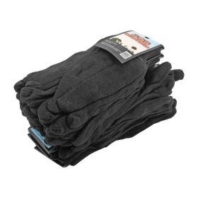 12 Pair of Ramie and Cotton Jersey Gloves - Work, Gardening, and Construction