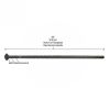Sheffield Survival Spear - 8.125" Double Edge Blade